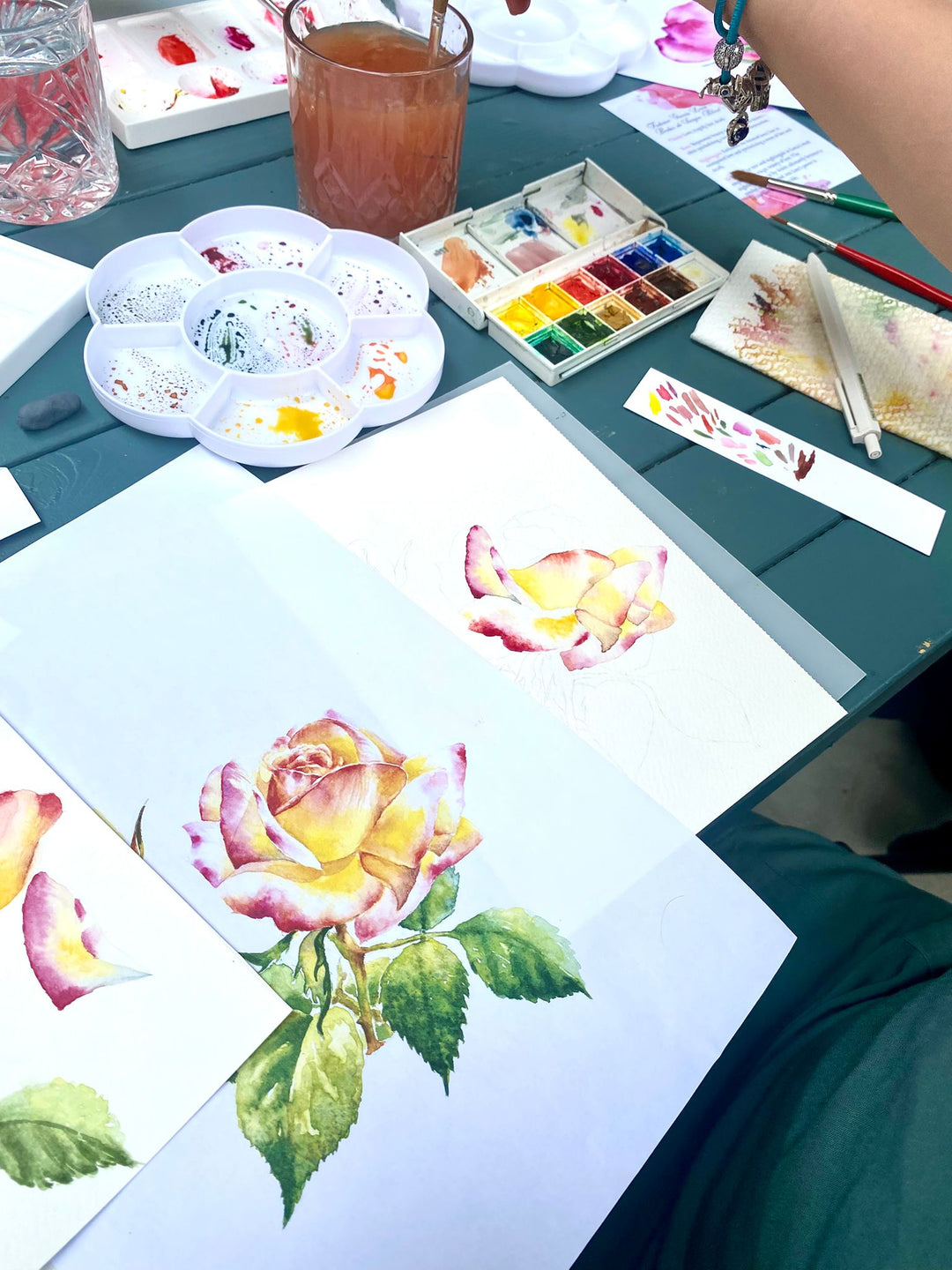 Aquarel Atelier – Schilderen tussen de rozen bij Belle Époque