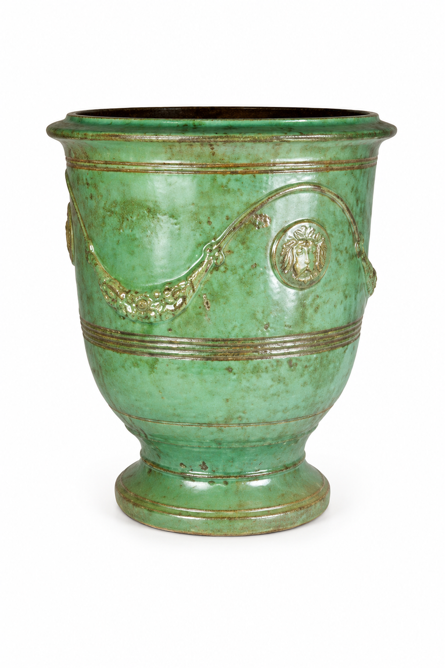 Poterie de la Madeleine Vaas Anduze Groen