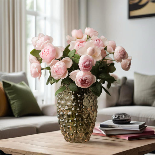 Pivoine Rose (12 pièces)