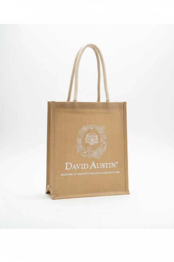Markentasche aus Jute David Austin