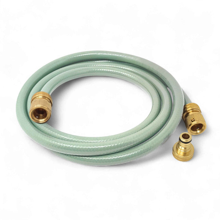 Grüner Gartenschlauch – nachhaltiger Design-Gartenschlauch für Rosen und Garten