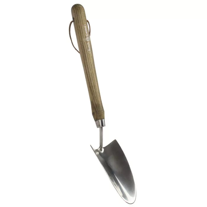 Niederländischer Gartenspaten (breit) mit langem Stiel